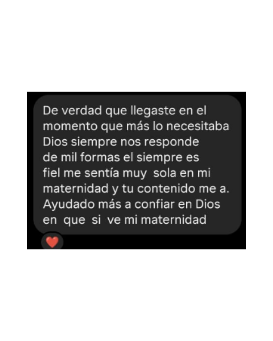 Testimonio de madre de la comunidad en Crianza Eterna